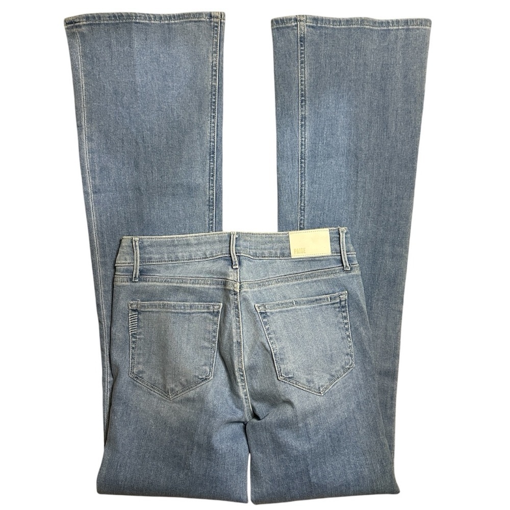 PAIGE Skyline Bootcut Jeans in Satellite Light Blue Sz. 25 / 4 - Picture 7 of 15